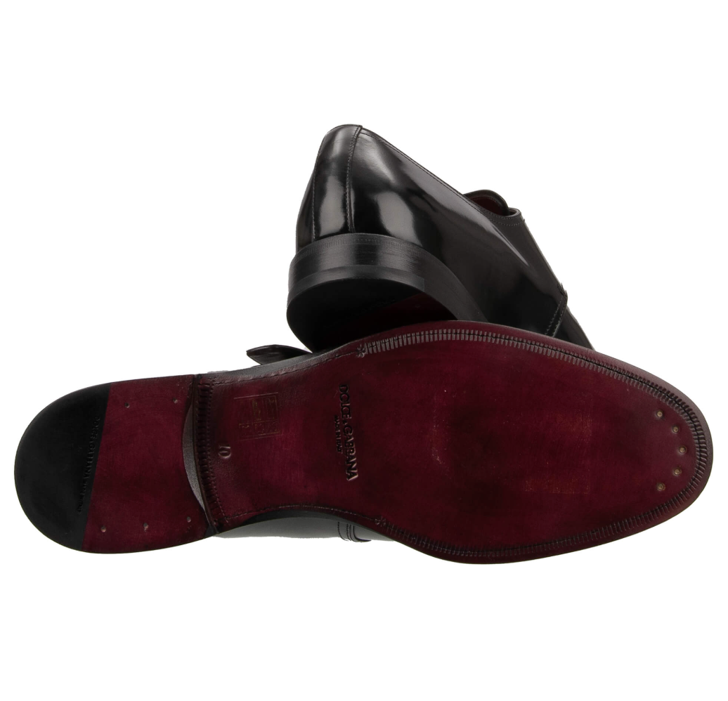 Dolce & Gabbana Derby Monkstrap Spazzolato Derby ブラック|ローファー