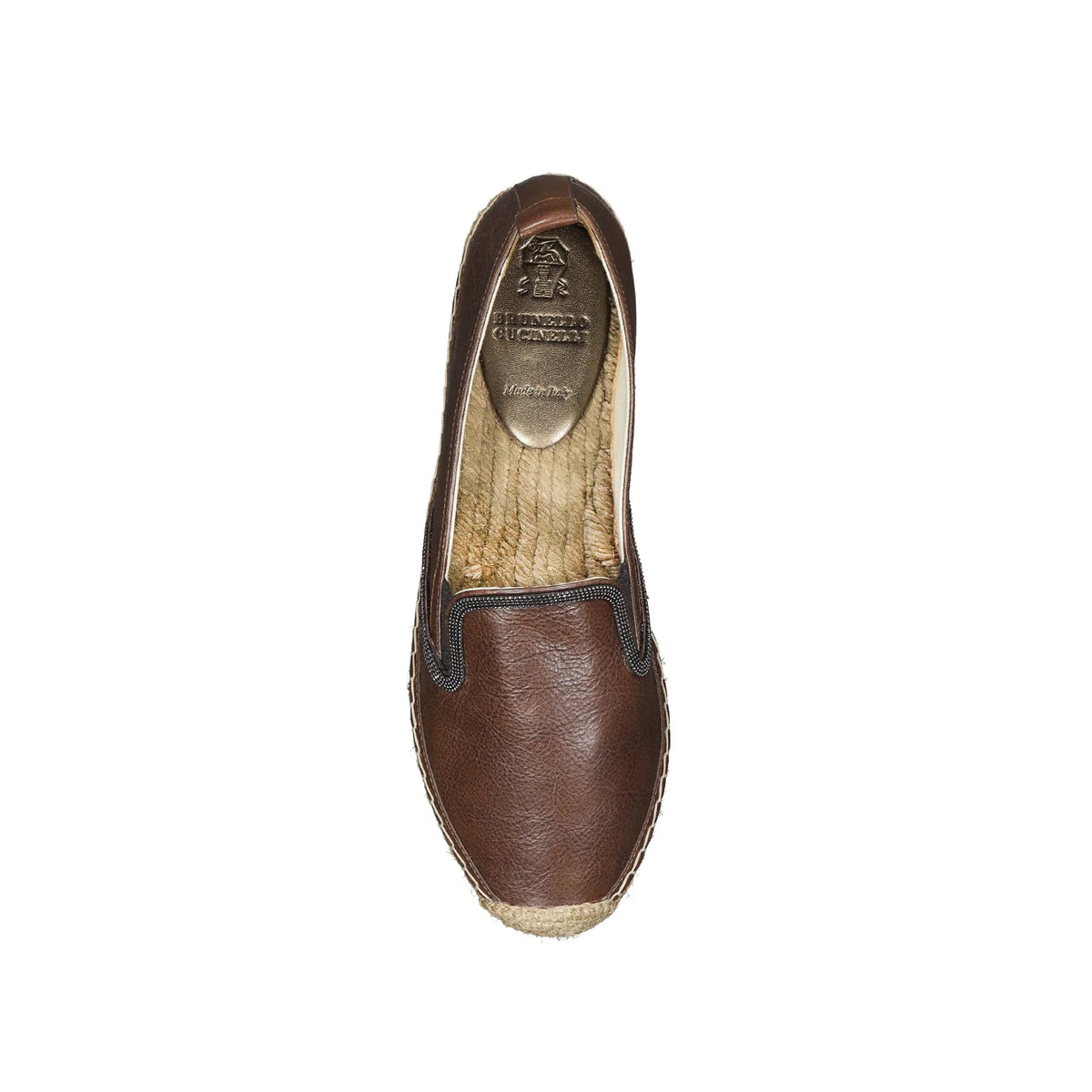 Brunello Cucinelli Leather Espadrilles|ローファー