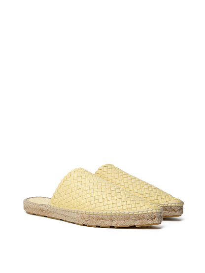 Bottega Veneta Lagoon Espadrilles in イエロー with Intreccio Bottega Veneta｜ローファー