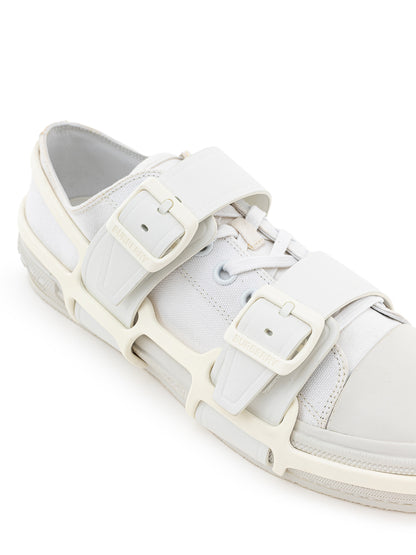 Burberry ホワイト Canvas Sneaker with Rubber Outer Frame｜スニーカー