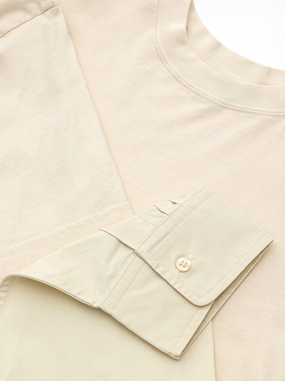 Balenciaga Layered クリーム T-Shirt Balenciaga｜ニット