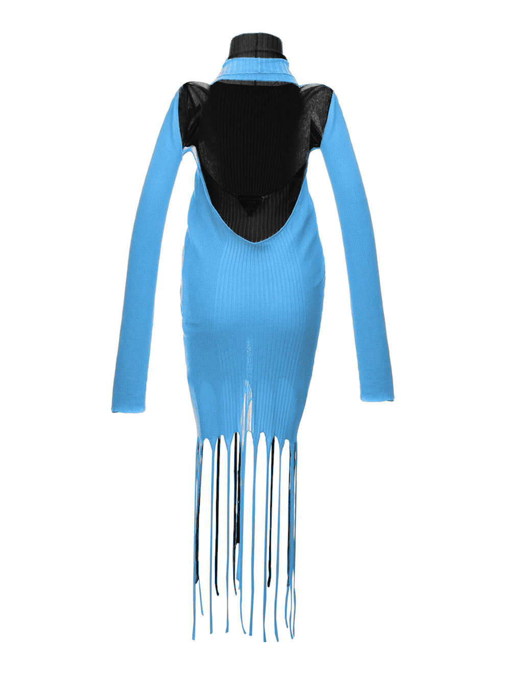 Bottega Veneta Ribbed Fringe Dress｜ワンピース