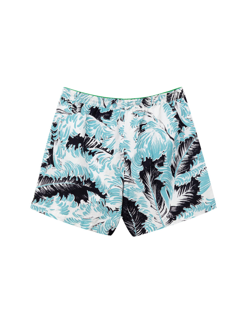 Bottega Veneta Feather Print Boxer Costume｜水着