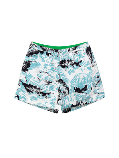Bottega Veneta Feather Print Boxer Costume｜水着