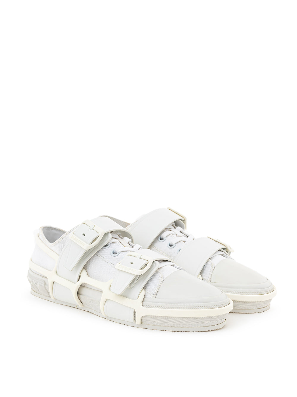 Burberry ホワイト Canvas Sneaker with Rubber Outer Frame｜スニーカー