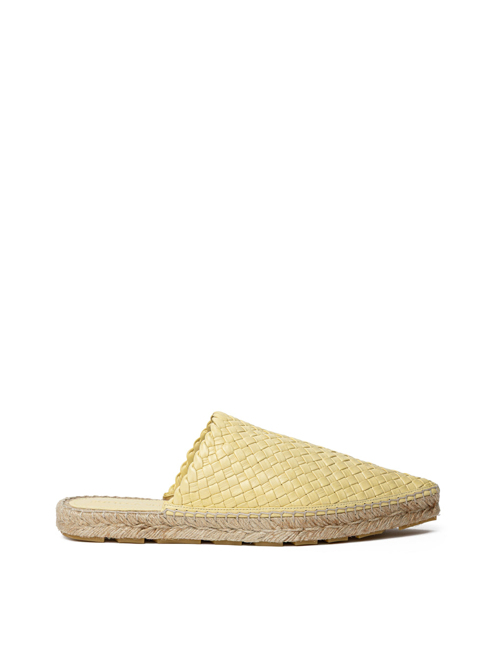 Bottega Veneta Lagoon Espadrilles in イエロー with Intreccio Bottega Veneta｜ローファー