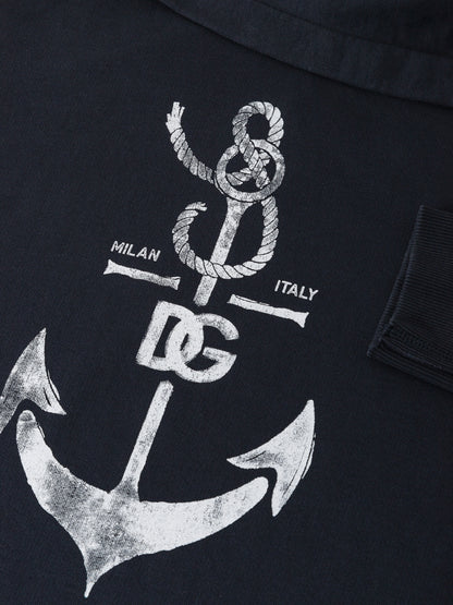 Dolce & Gabbana Hoodie with Marina Print.｜ニット