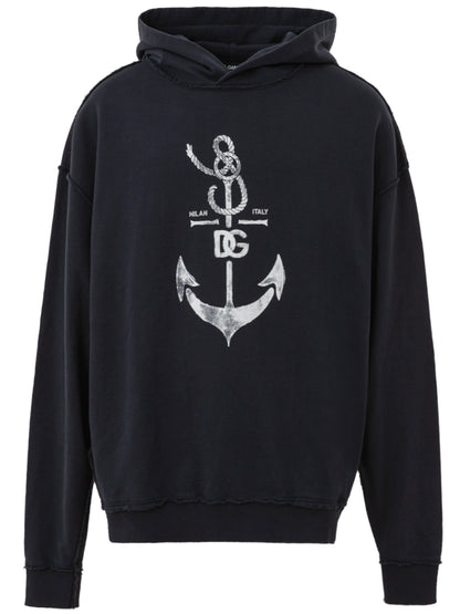 Dolce & Gabbana Hoodie with Marina Print.｜ニット