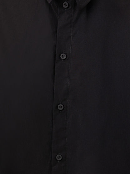 Balenciaga Shirt-Style Long Dress ブラック｜ワンピース