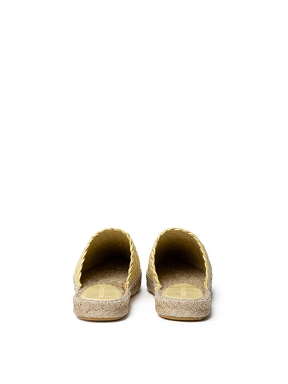Bottega Veneta Lagoon Espadrilles in イエロー with Intreccio Bottega Veneta｜ローファー