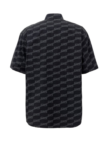 Balenciaga Allover Logo Short Sleeve Shirt｜シャツ