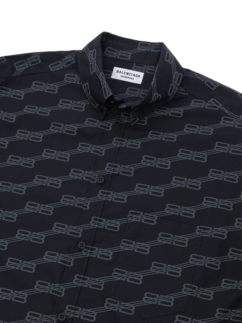 Balenciaga Allover Logo Short Sleeve Shirt｜シャツ