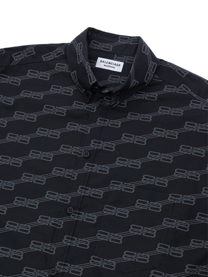 Balenciaga Allover Logo Short Sleeve Shirt｜シャツ