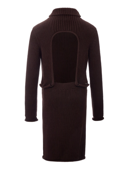 Bottega Veneta Chunky Cotton Ribbed Dress｜ワンピース