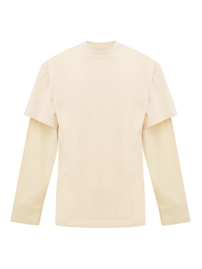 Balenciaga Layered クリーム T-Shirt Balenciaga｜ニット