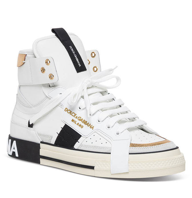 Dolce & Gabbana Sneaker Alta Dauphine ホワイト｜スニーカー