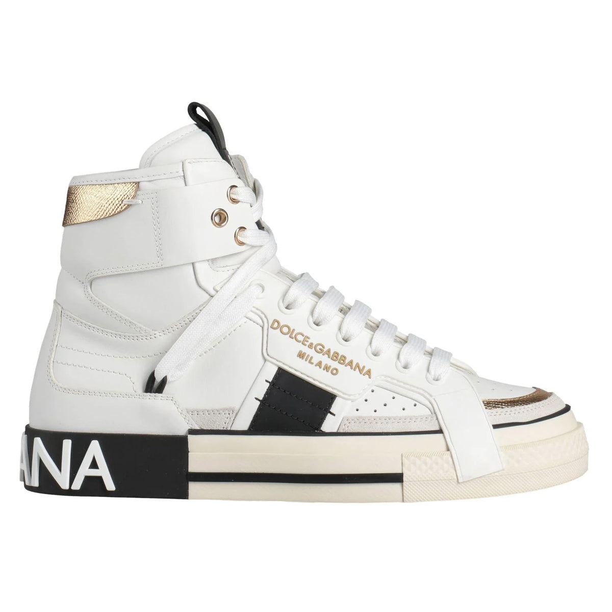 Dolce & Gabbana Sneaker Alta Dauphine ホワイト｜スニーカー