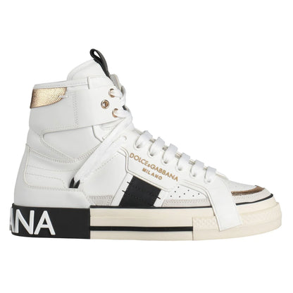 Dolce & Gabbana Sneaker Alta Dauphine ホワイト｜スニーカー