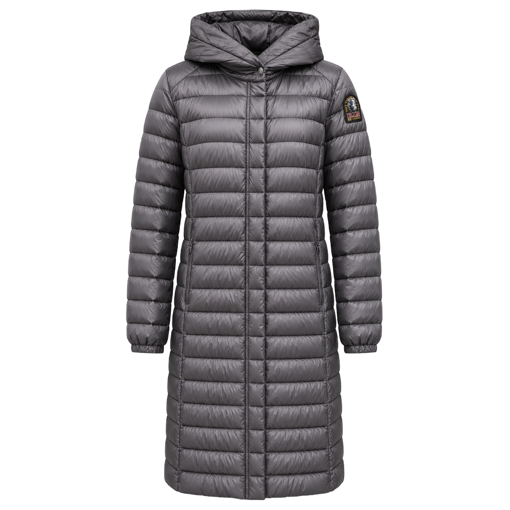 Parajumpers Down Jacket Long Magalie グレー｜ダウンジャケット