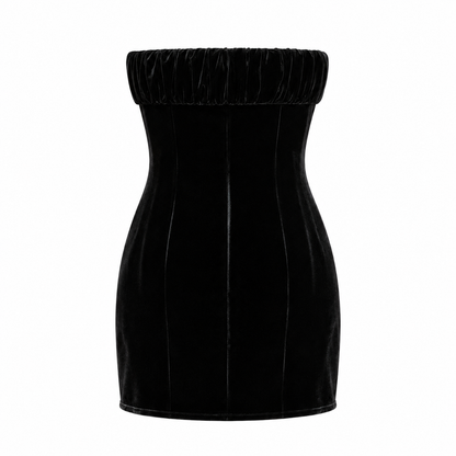 Dolce & Gabbana Dress Short Velvet ブラック｜ワンピース