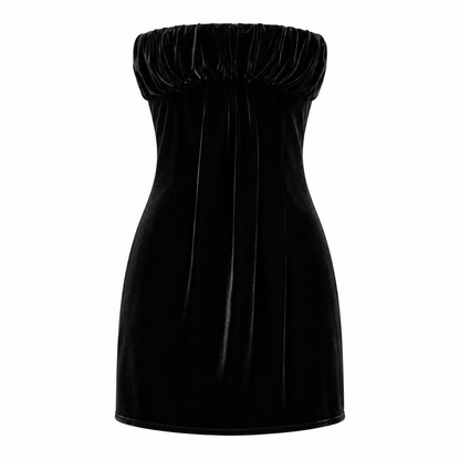 Dolce & Gabbana Dress Short Velvet ブラック｜ワンピース