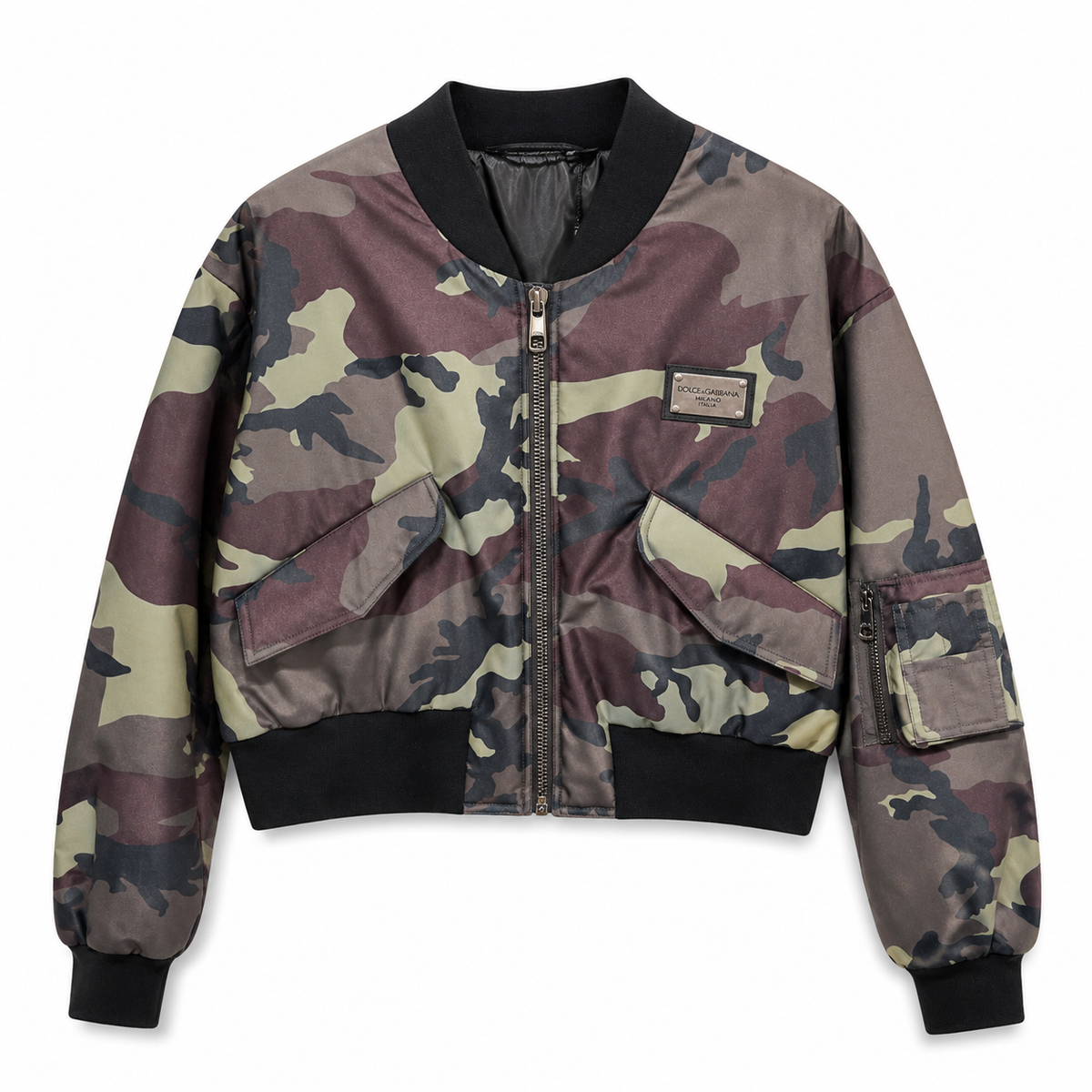 Dolce & Gabbana Bomber Cropped Camouflage｜ジャケット