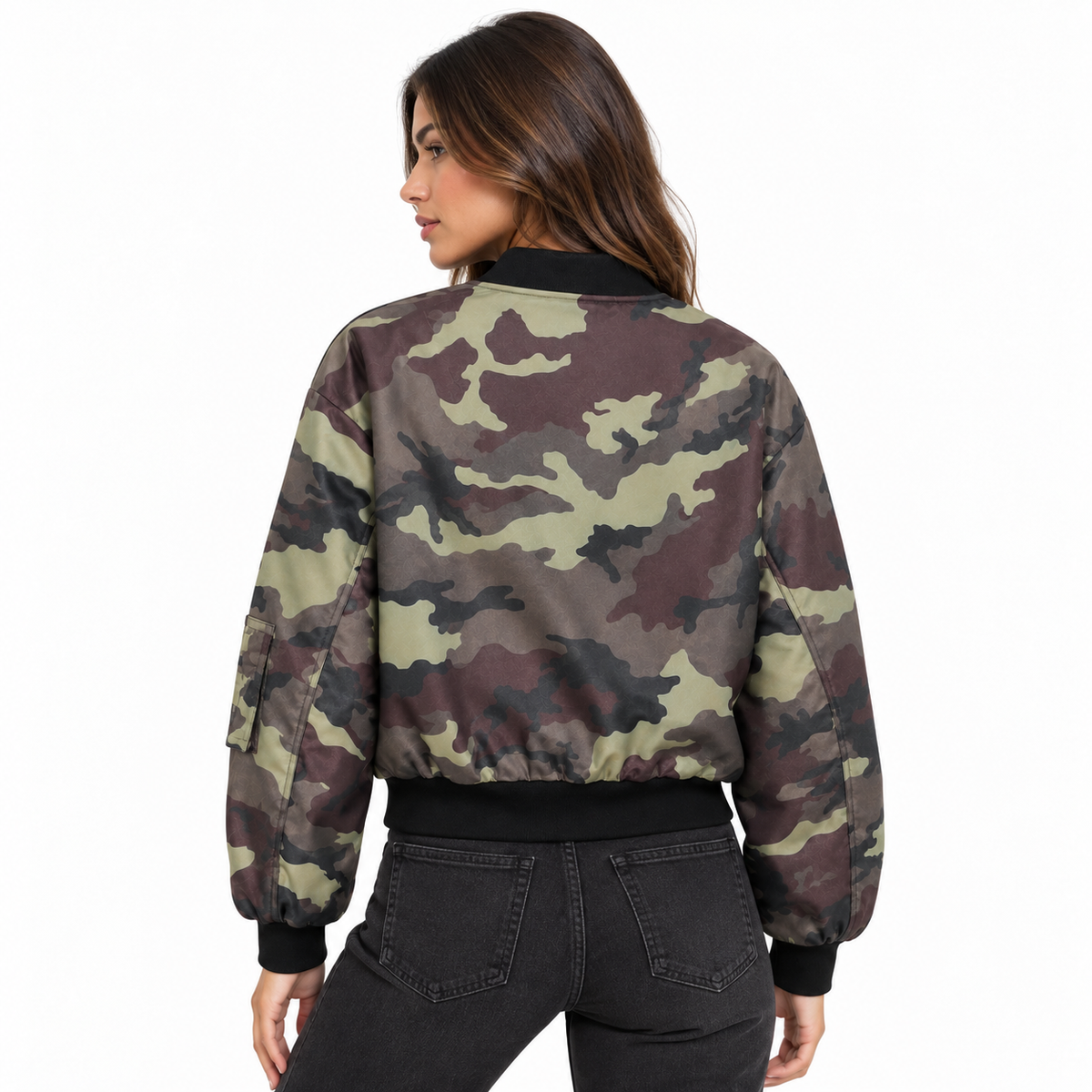 Dolce & Gabbana Bomber Cropped Camouflage｜ジャケット