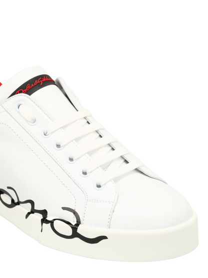 Dolce & Gabbana Patent Leather レッド｜スニーカー