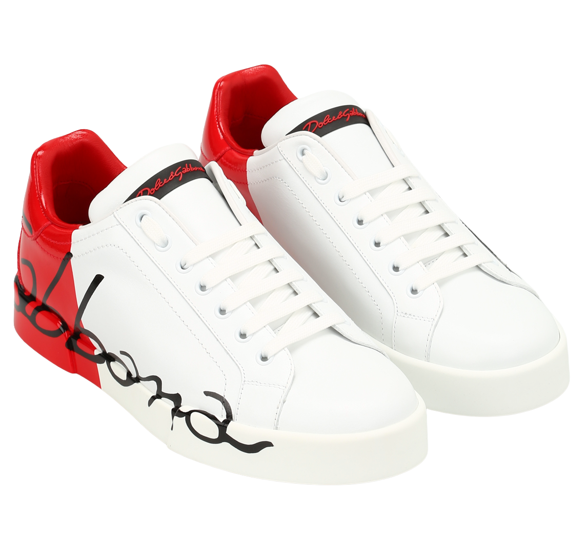 Dolce & Gabbana Patent Leather レッド｜スニーカー