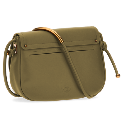 Pinko Saddle Classic グリーン｜ショルダーバッグ