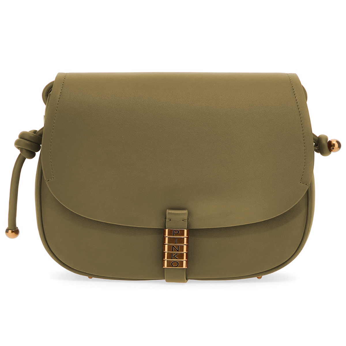 Pinko Saddle Classic グリーン｜ショルダーバッグ