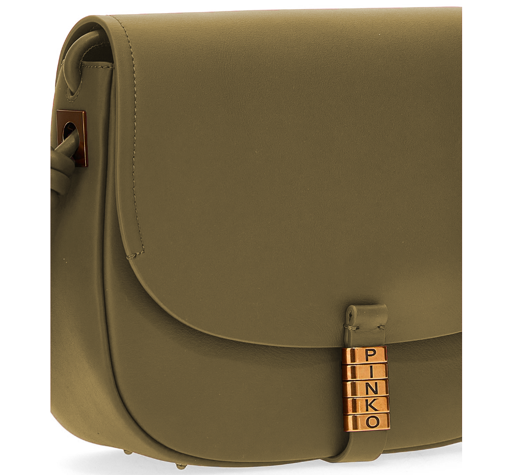Pinko Saddle Classic グリーン｜ショルダーバッグ