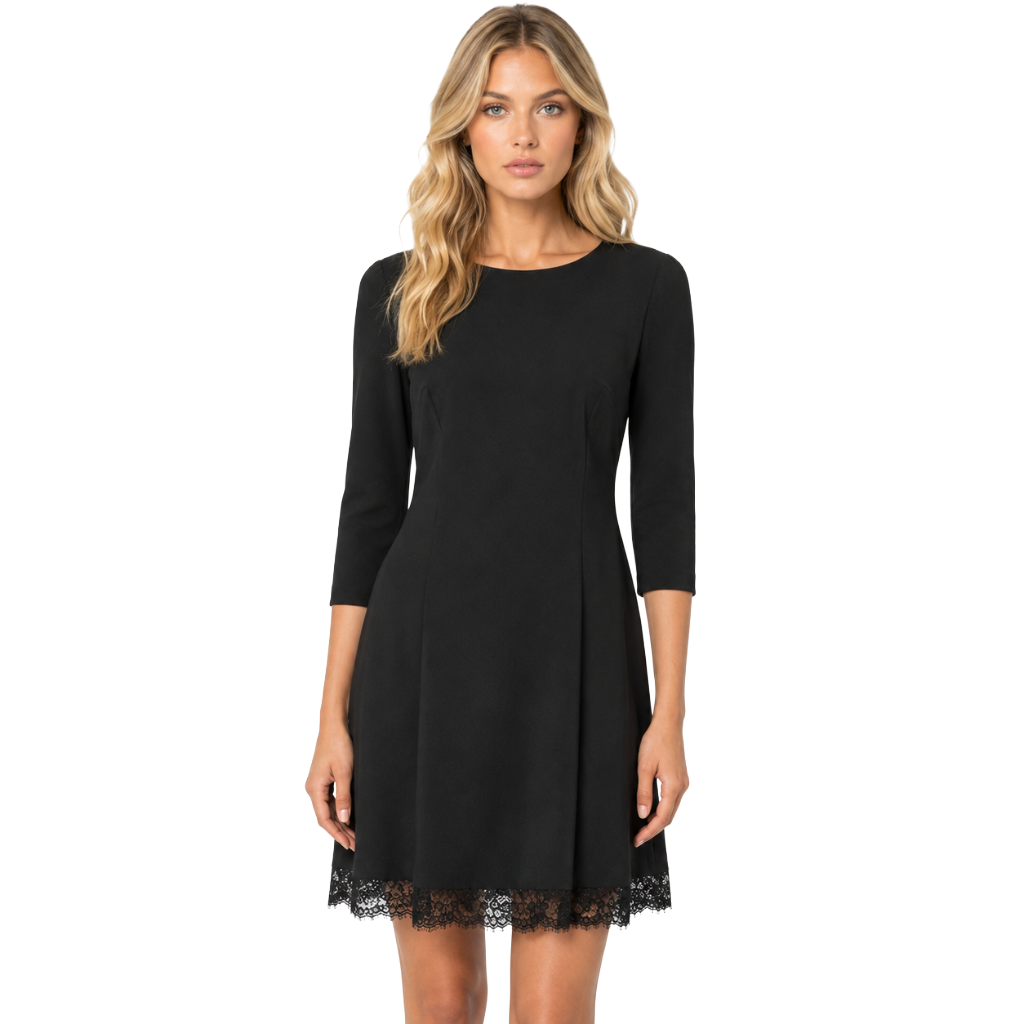 Dolce & Gabbana Dress Sleeve Long Lace ブラック｜ワンピース