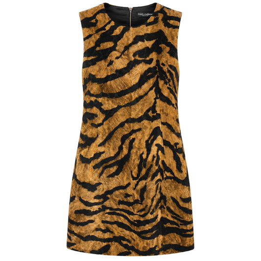 Dolce & Gabbana Dress Tigre ブラウン｜ワンピース