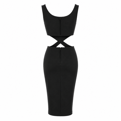Dolce & Gabbana Dress Intrecciato ブラック｜ワンピース