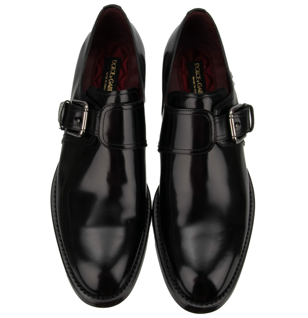 Dolce & Gabbana Derby Monkstrap Spazzolato Derby ブラック｜ローファー