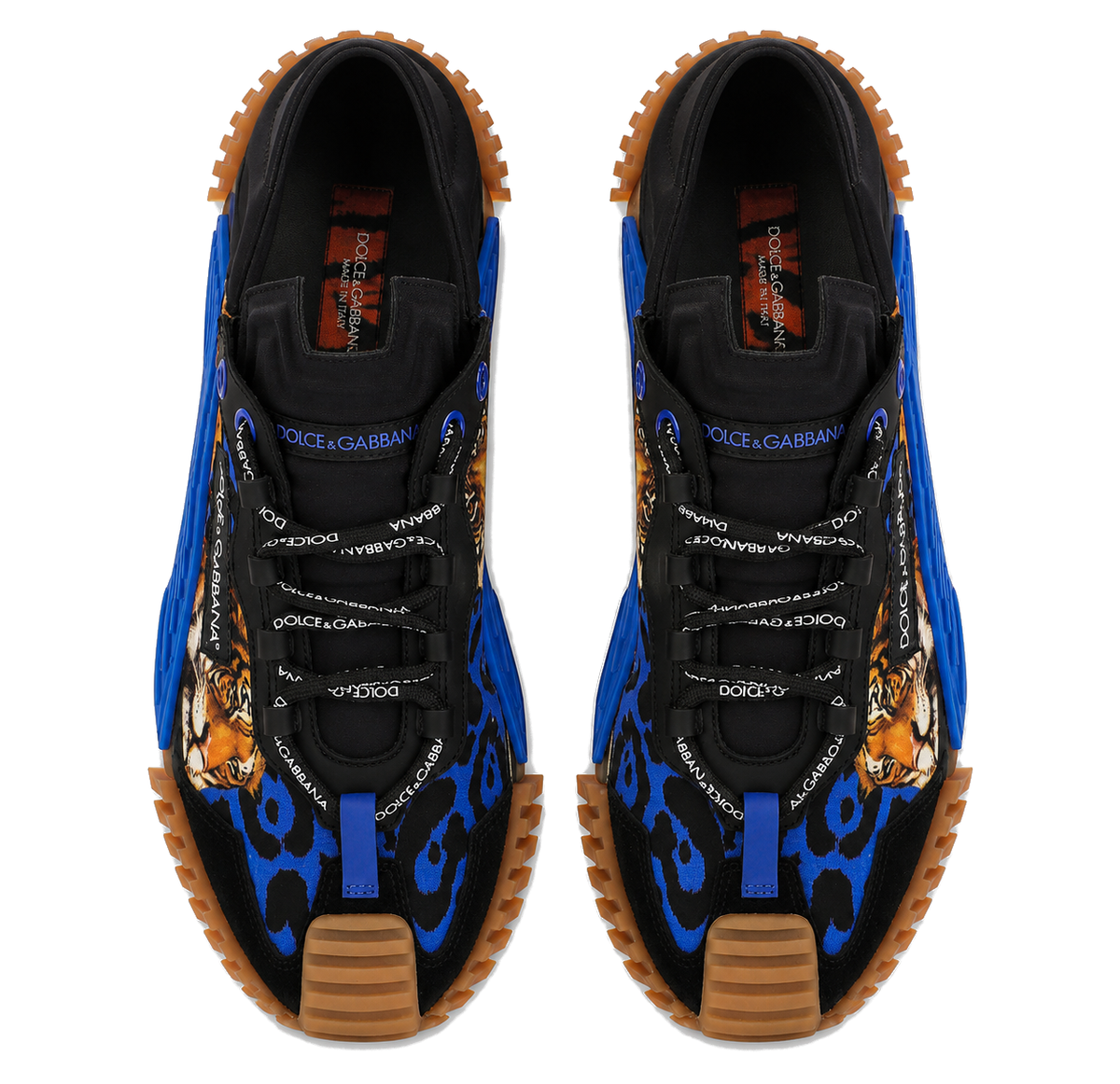 Dolce & Gabbana Print Tiger ブルー｜スニーカー