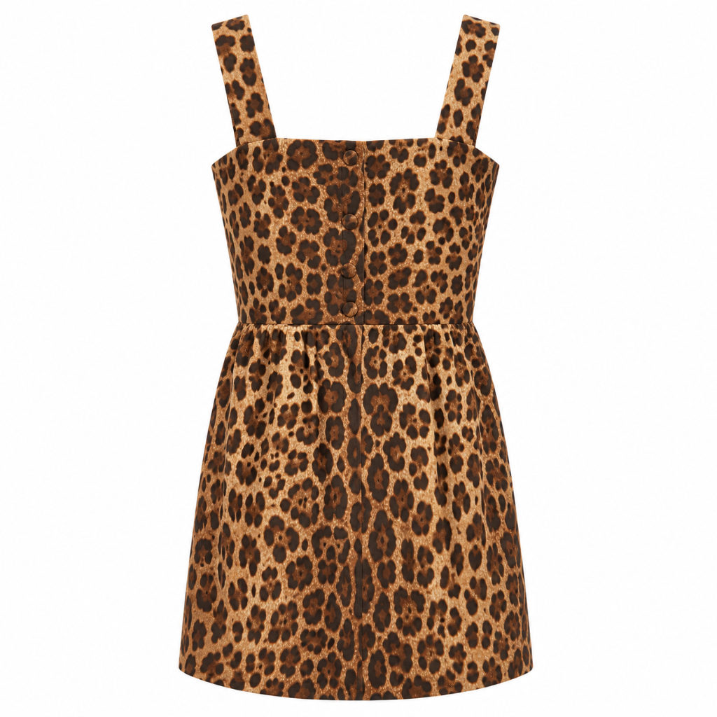 Dolce & Gabbana Dress Leopardato ブラウン｜ワンピース
