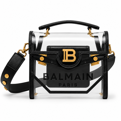 Balmain b-buzz Pvc ブラック｜ショルダーバッグ