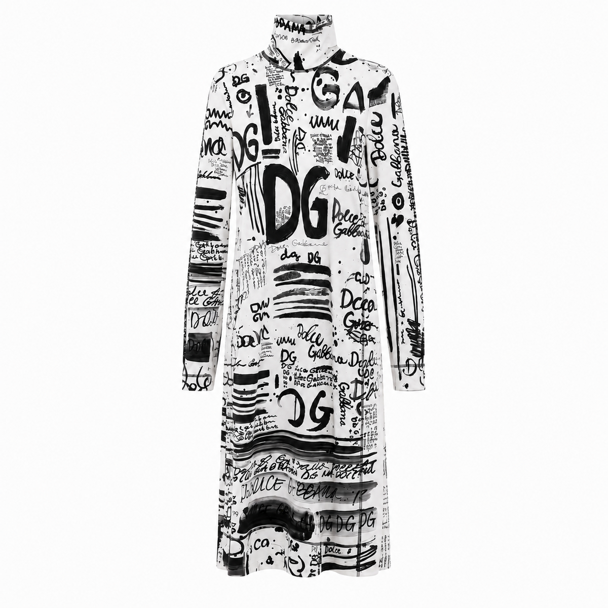 Dolce & Gabbana Dress Parlato Sleeve Long ホワイト｜ワンピース