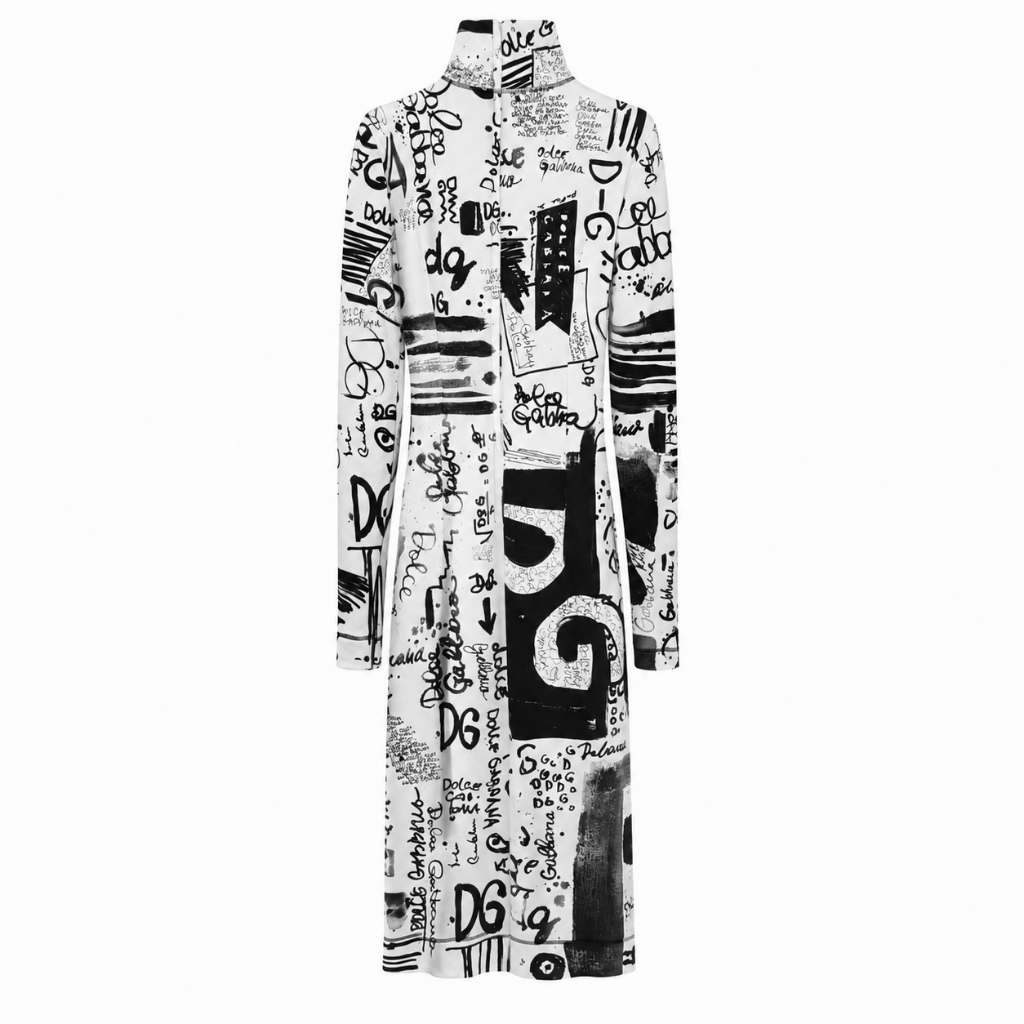 Dolce & Gabbana Dress Parlato Sleeve Long ホワイト｜ワンピース