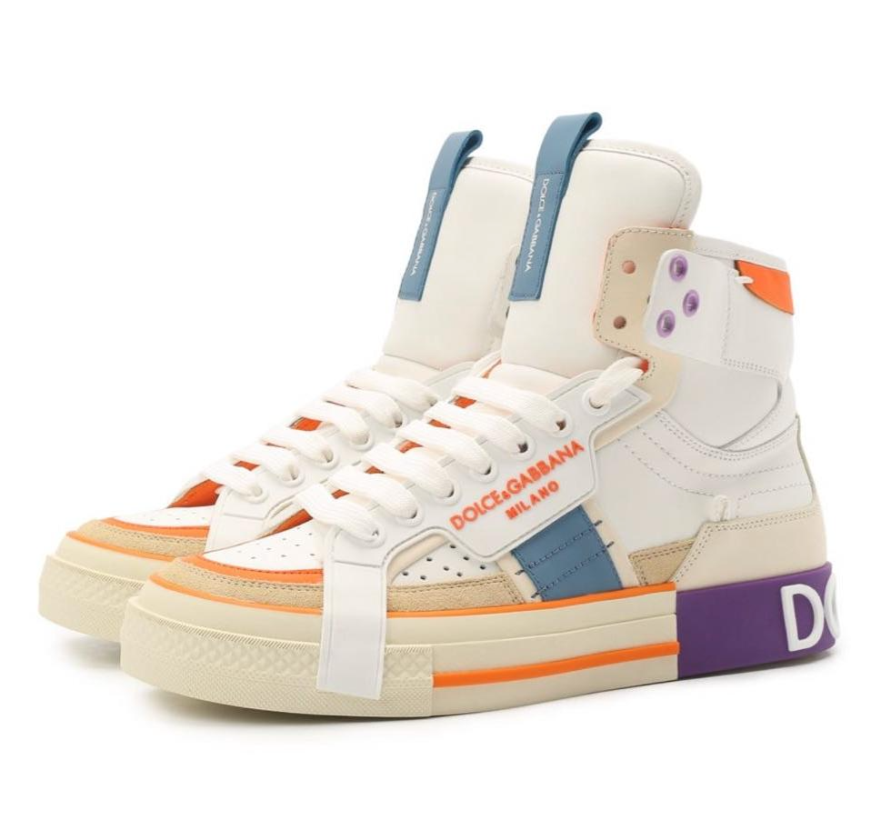 Dolce & Gabbana Leather Nappata マルチカラー｜スニーカー