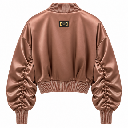 Dolce & Gabbana Bomber Plissetato ブラウン｜ジャケット