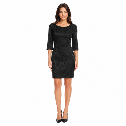 Dolce & Gabbana Dress Sleeve Short Embroidered ブラック｜ワンピース