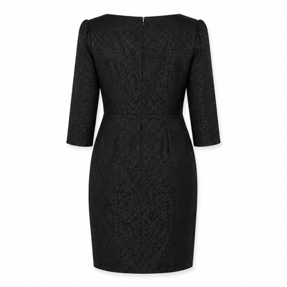 Dolce & Gabbana Dress Sleeve Short Embroidered ブラック｜ワンピース