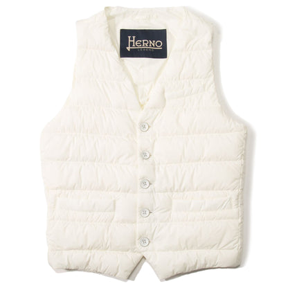 Herno Vest Down Jacket ホワイト｜ダウンジャケット