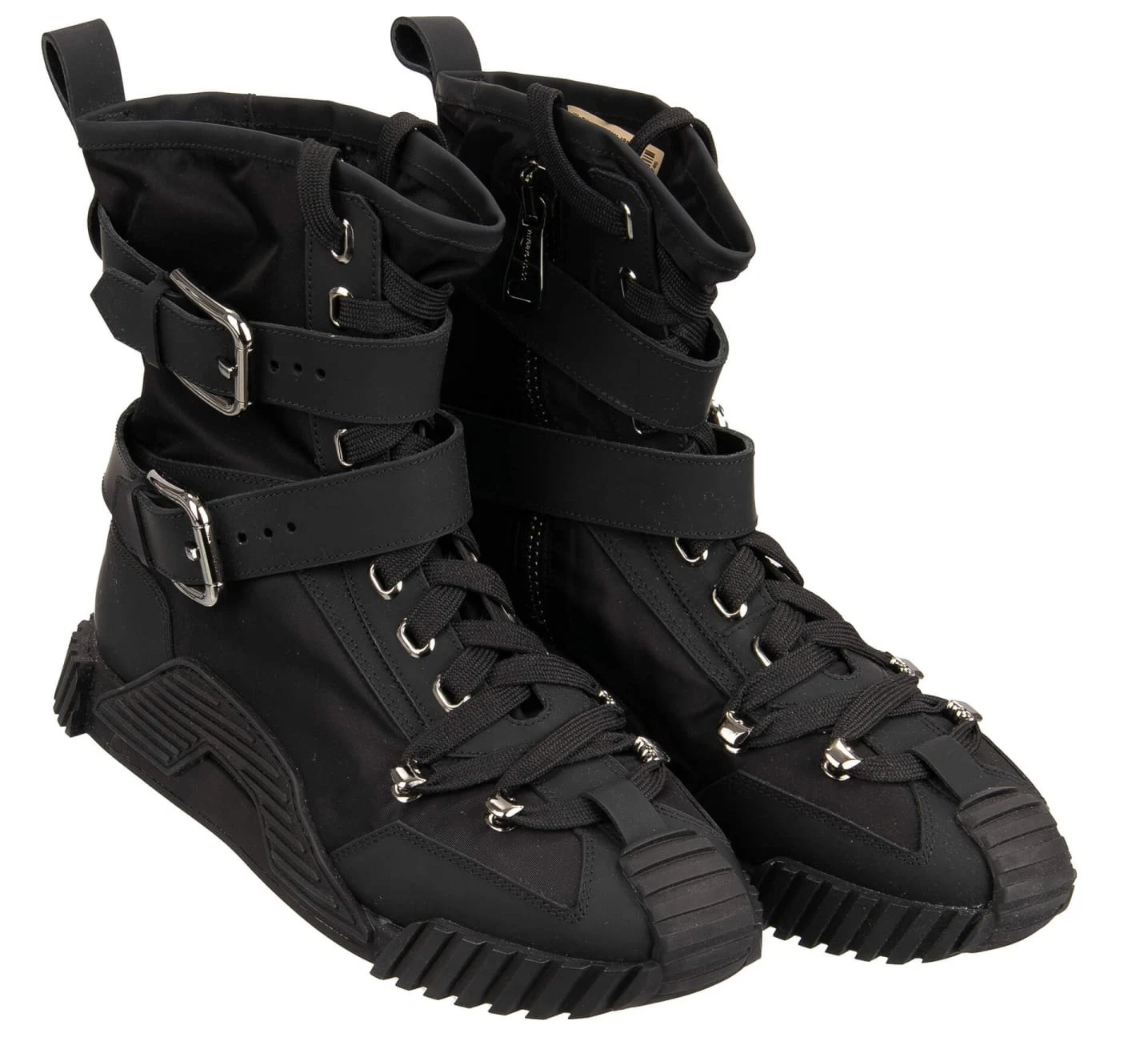 Dolce & Gabbana Sneaker Alta Nylon Gomma ブラック｜スニーカー