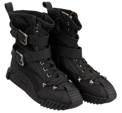 Dolce & Gabbana Sneaker Alta Nylon Gomma ブラック｜スニーカー