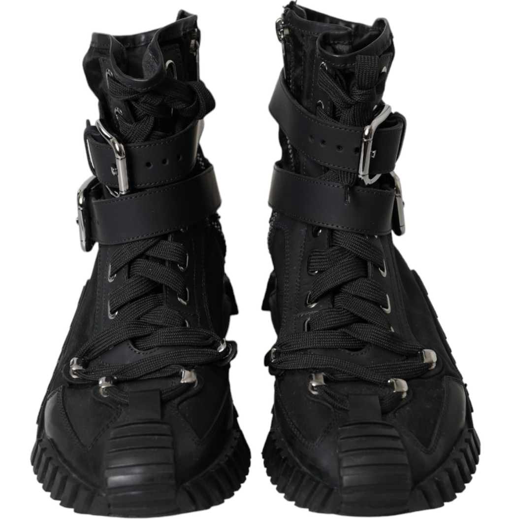 Dolce & Gabbana Sneaker Alta Nylon Gomma ブラック｜スニーカー
