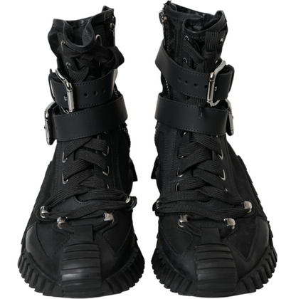 Dolce & Gabbana Sneaker Alta Nylon Gomma ブラック｜スニーカー